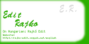 edit rajko business card